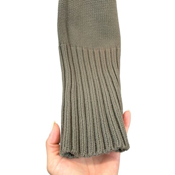 Ladies marithe francois girbaud Green Thick Knit Turtleneck Sweater Dress XXL - Picture 4 of 16